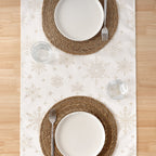 Camino de mesa jacquard hilo dorado PSC4821 45x140 cm