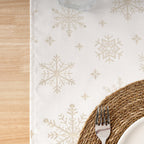Camino de mesa jacquard hilo dorado PSC4821 45x140 cm