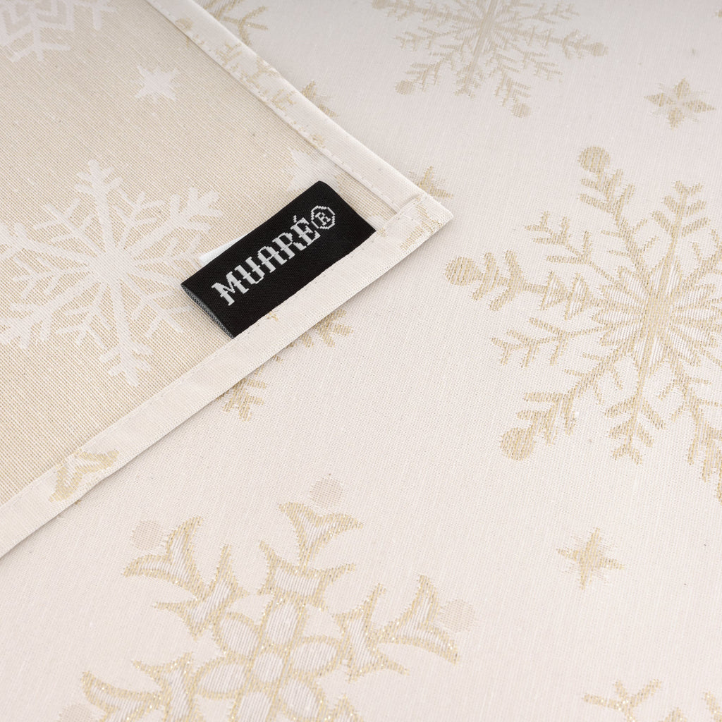Camino de mesa jacquard hilo dorado PSC4821 45x140 cm