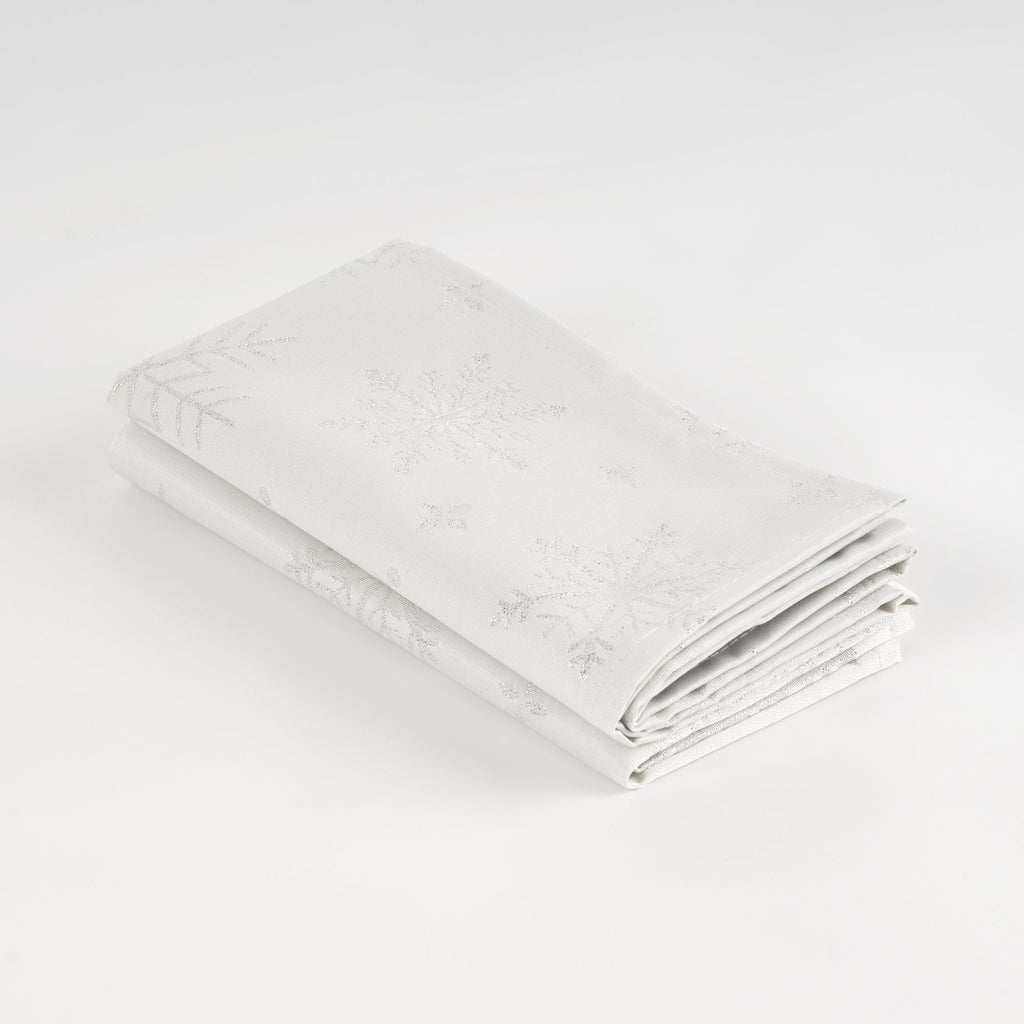 Pack de 2 unidades servilleta jacquard hilo plateado PSC4821 45x45 cm