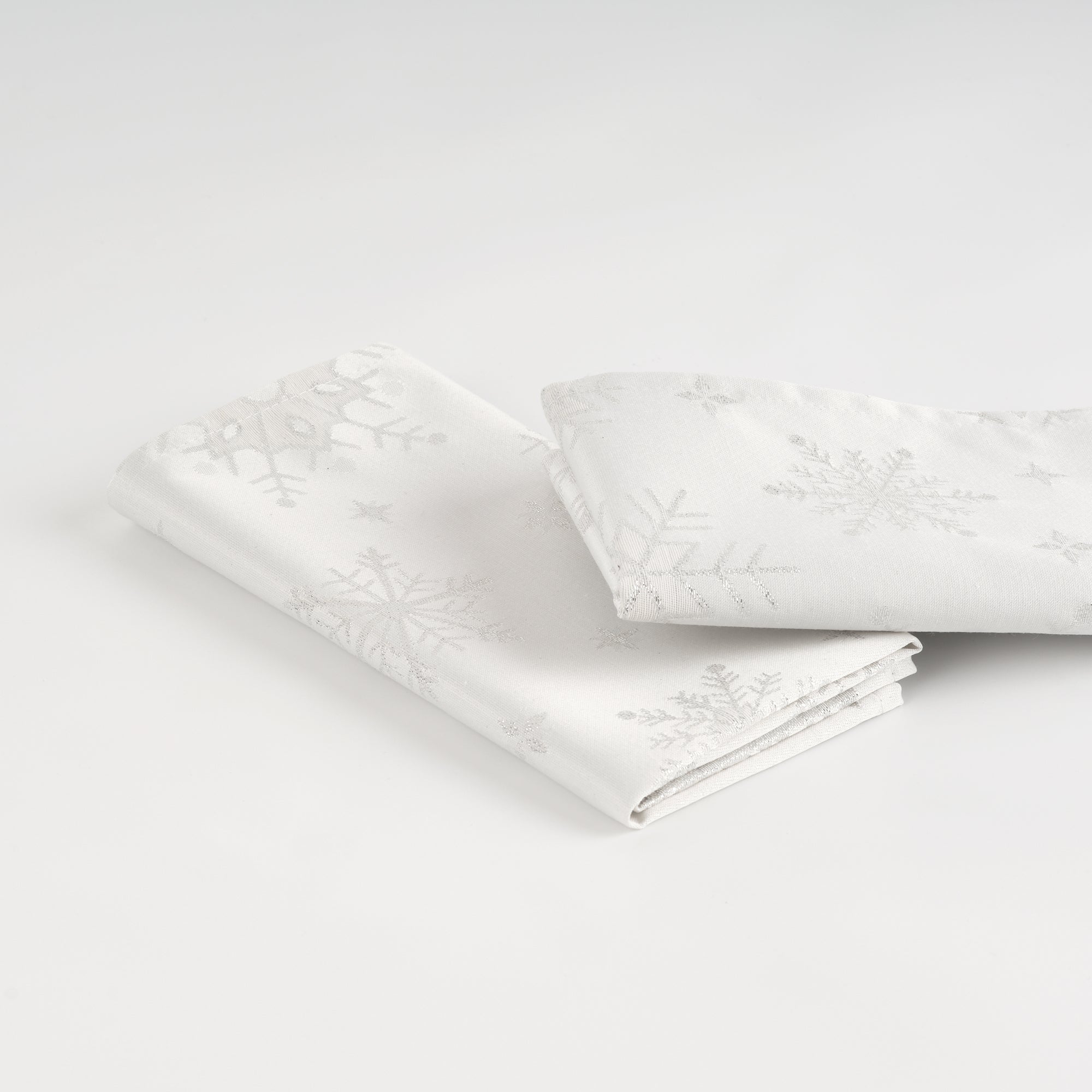 Pack de 2 unidades servilleta jacquard hilo plateado PSC4821 45x45 cm