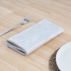 Pack de 2 unidades servilleta jacquard hilo plateado PSC4821 45x45 cm