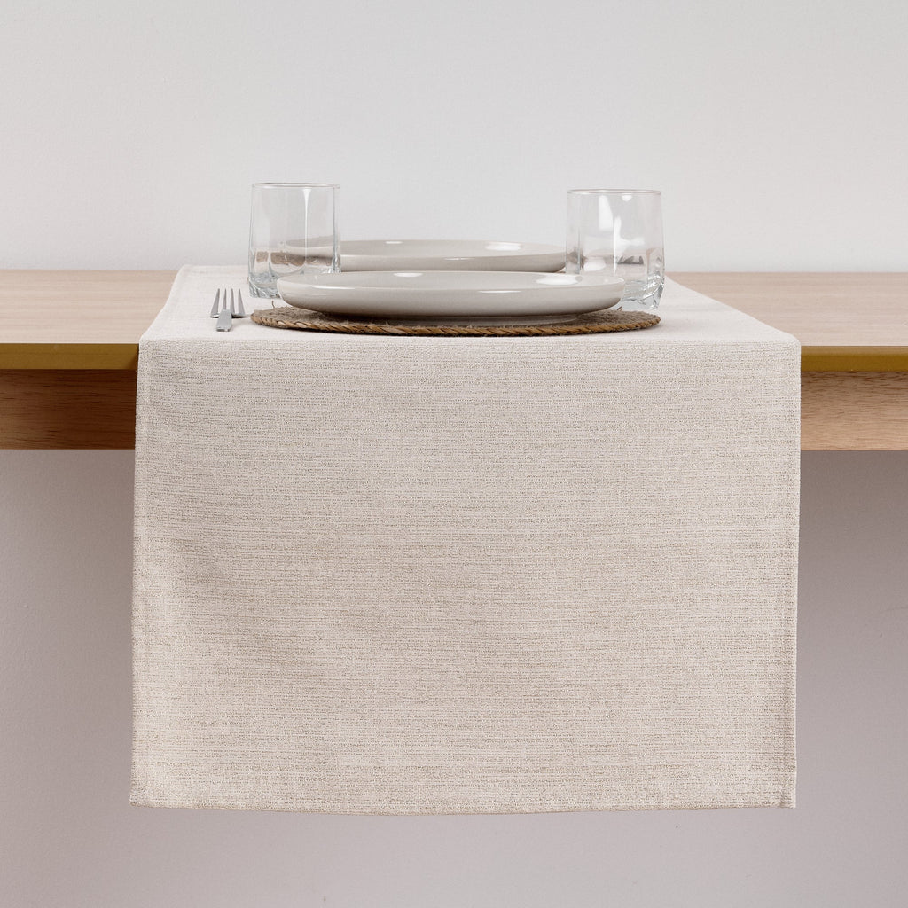 Camino de mesa jacquard hilo dorado R17948 45x140 cm