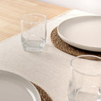 Camino de mesa jacquard hilo dorado R17948 45x140 cm