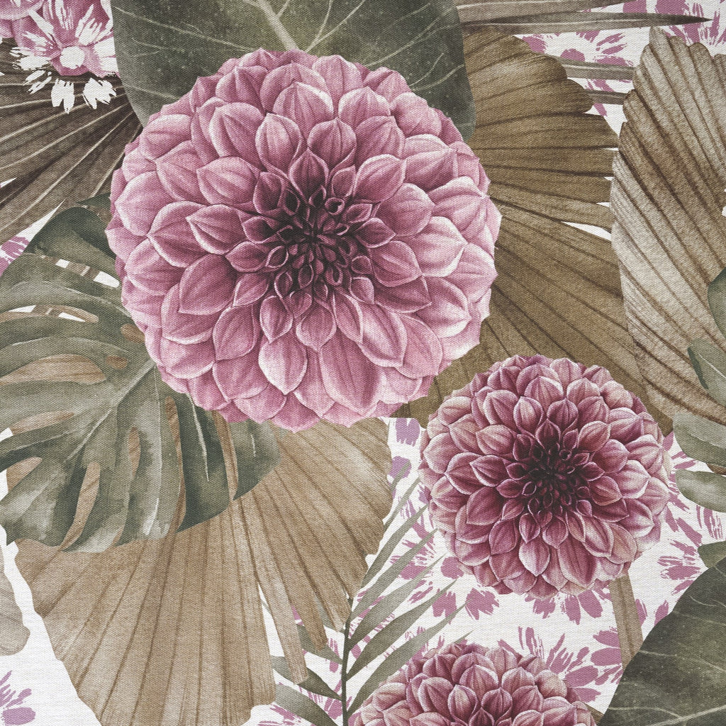 Mantel de tela Dahlias