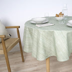 Mantel redondo resinado antimanchas Lesa 125 Desert Sage