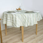 Mantel redondo resinado antimanchas Kan 125 2 Desert Sage Coord. 100
