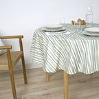 Mantel redondo resinado antimanchas Kan 125 2 Desert Sage Coord. 100