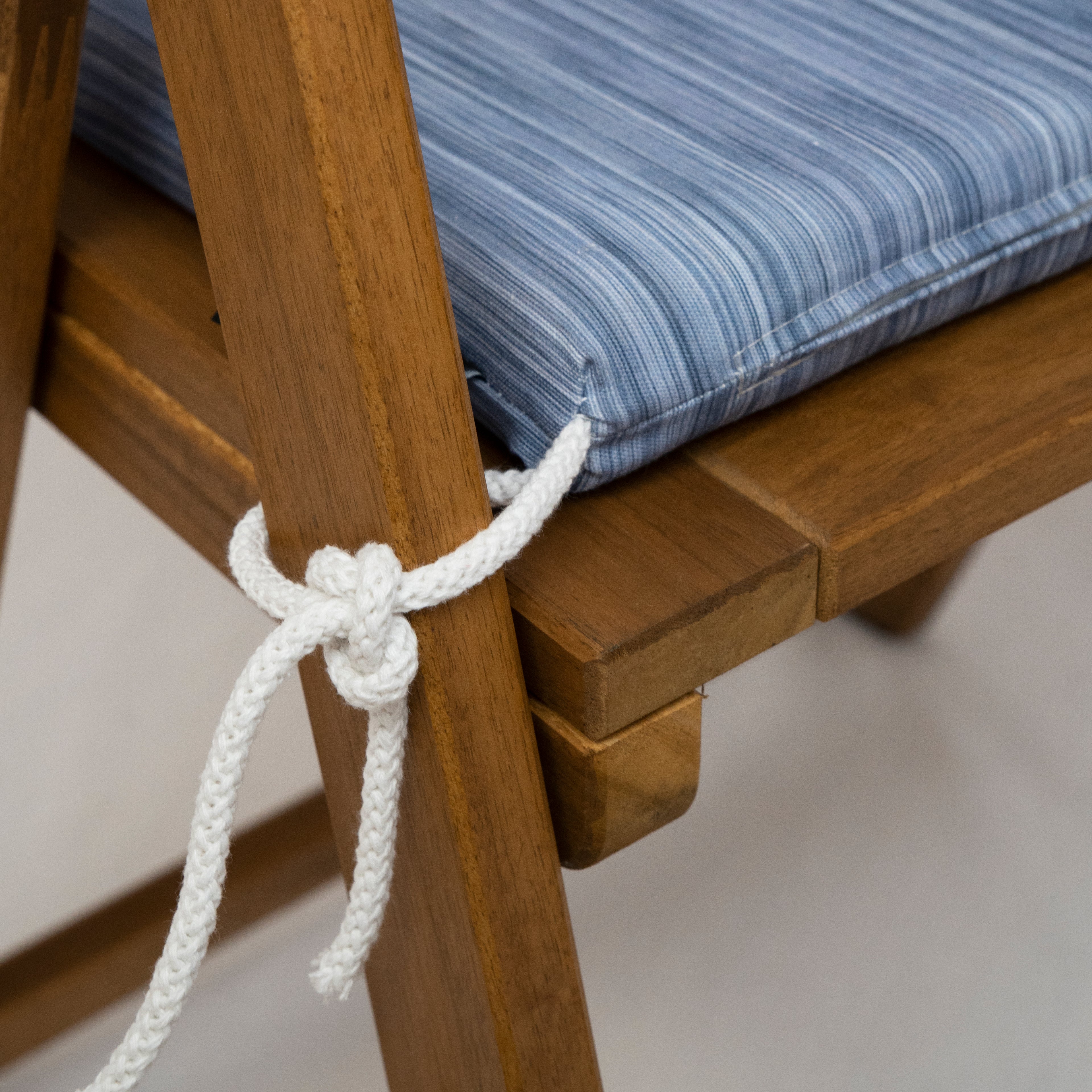 Cojín para asiento acolchado Lesa 125 Steel Blue 40x40x5 cm