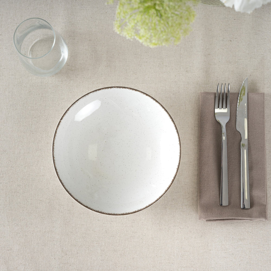 PLATO HONDO BORDE COLOR 21 CM PACK 6 UD.