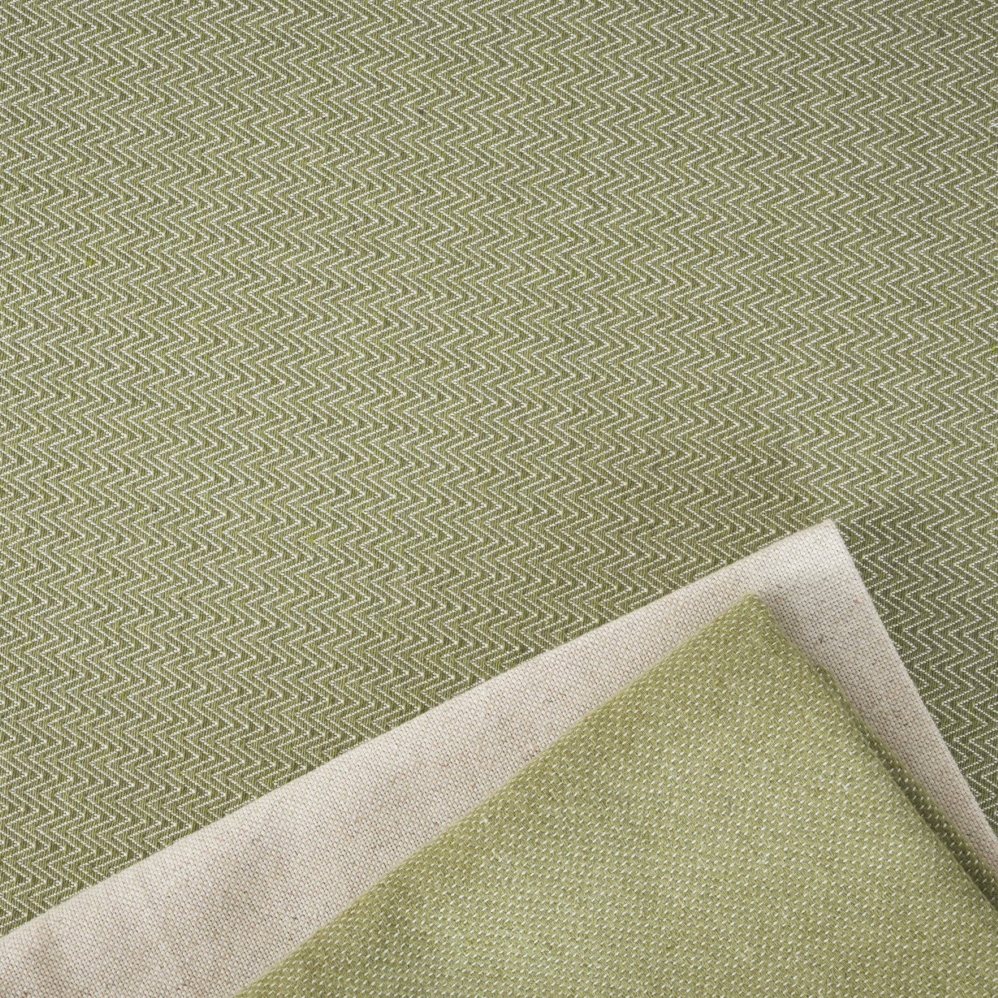 Mantel jacquard antimanchas Espiga Green Wet