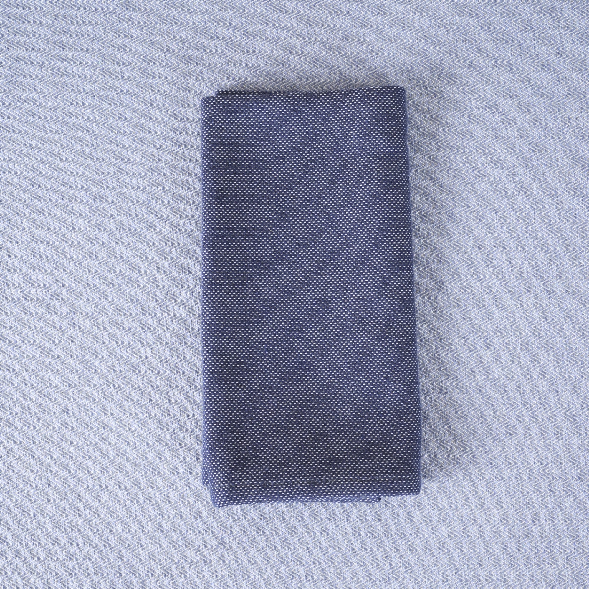 Mantel jacquard antimanchas Espiga Indigo