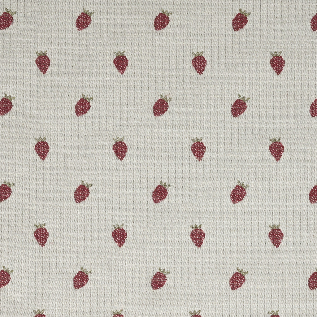 Mantel jacquard antimanchas Fresas