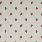 Mantel jacquard antimanchas Fresas