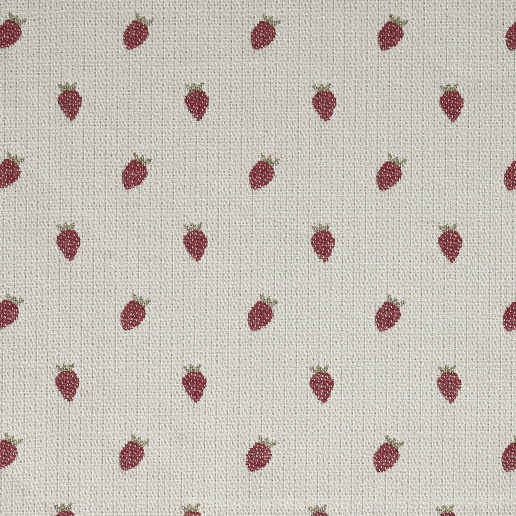 Mantel jacquard antimanchas Fresas