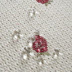 Mantel jacquard antimanchas Fresas