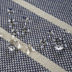Mantel jacquard antimanchas Rayas Azulon Fc