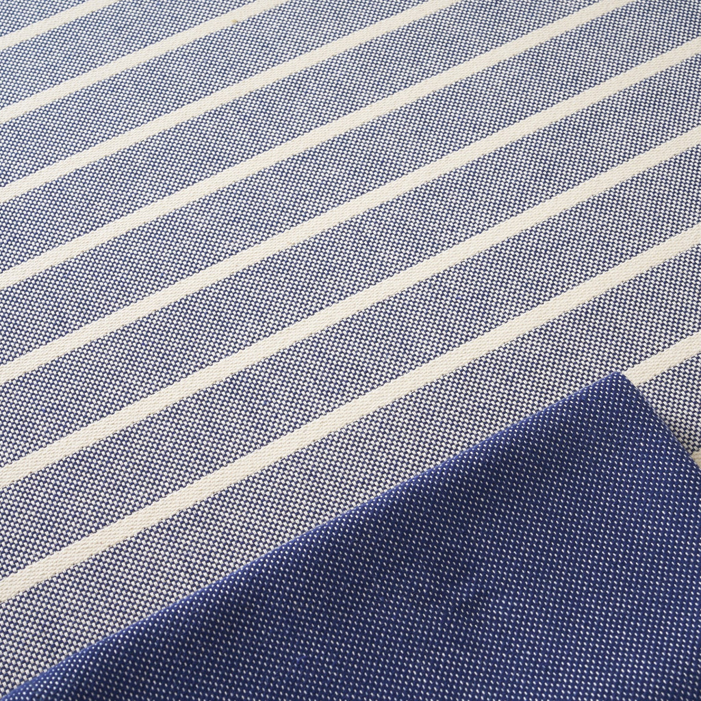 Mantel jacquard antimanchas Rayas Azulon Fc