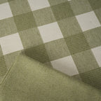 Mantel jacquard antimanchas Vichy Grande Green Wet