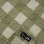 Mantel jacquard antimanchas Vichy Grande Green Wet