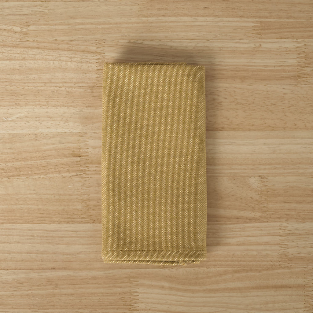 Pack 2 unidades servilletas jacquard Massaic Amber Gold 43x43 cm
