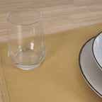 Mantel individual jacquard pack 2 unidades Massaic Amber Gold 35x50 cm