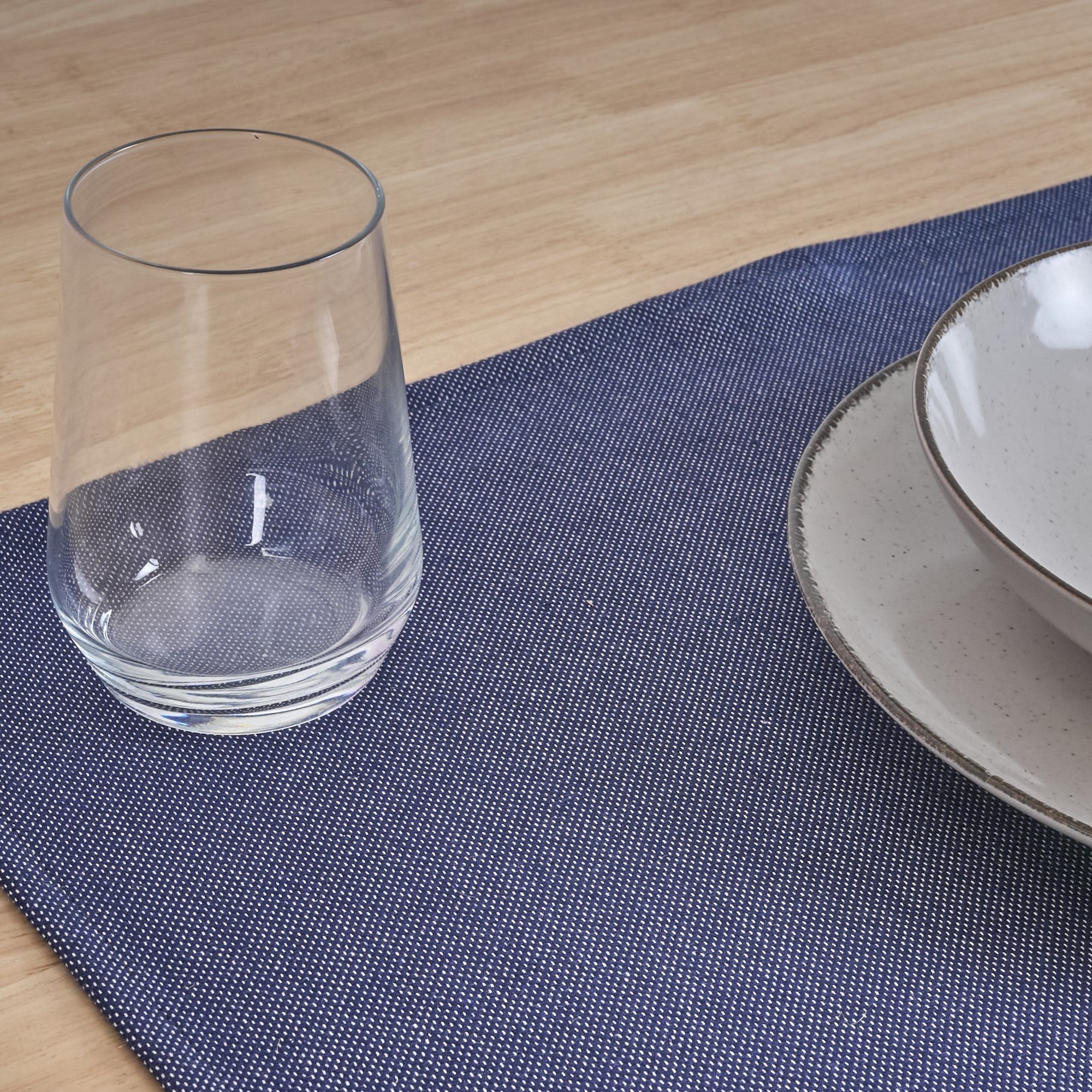Mantel individual jacquard pack 2 unidades Massaic Azulon 35x50 cm