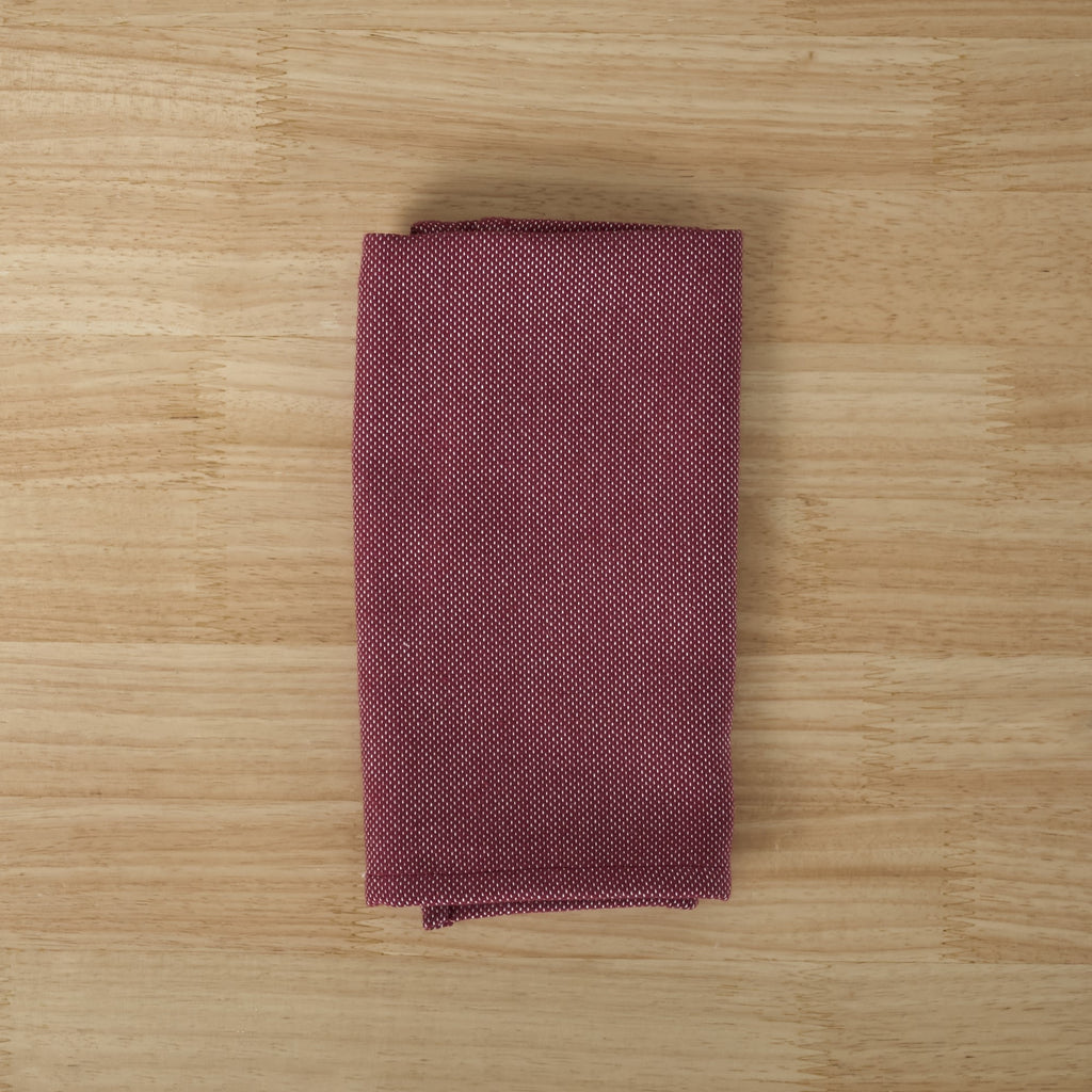 Pack 2 unidades servilletas jacquard Massaic Granate 43x43 cm