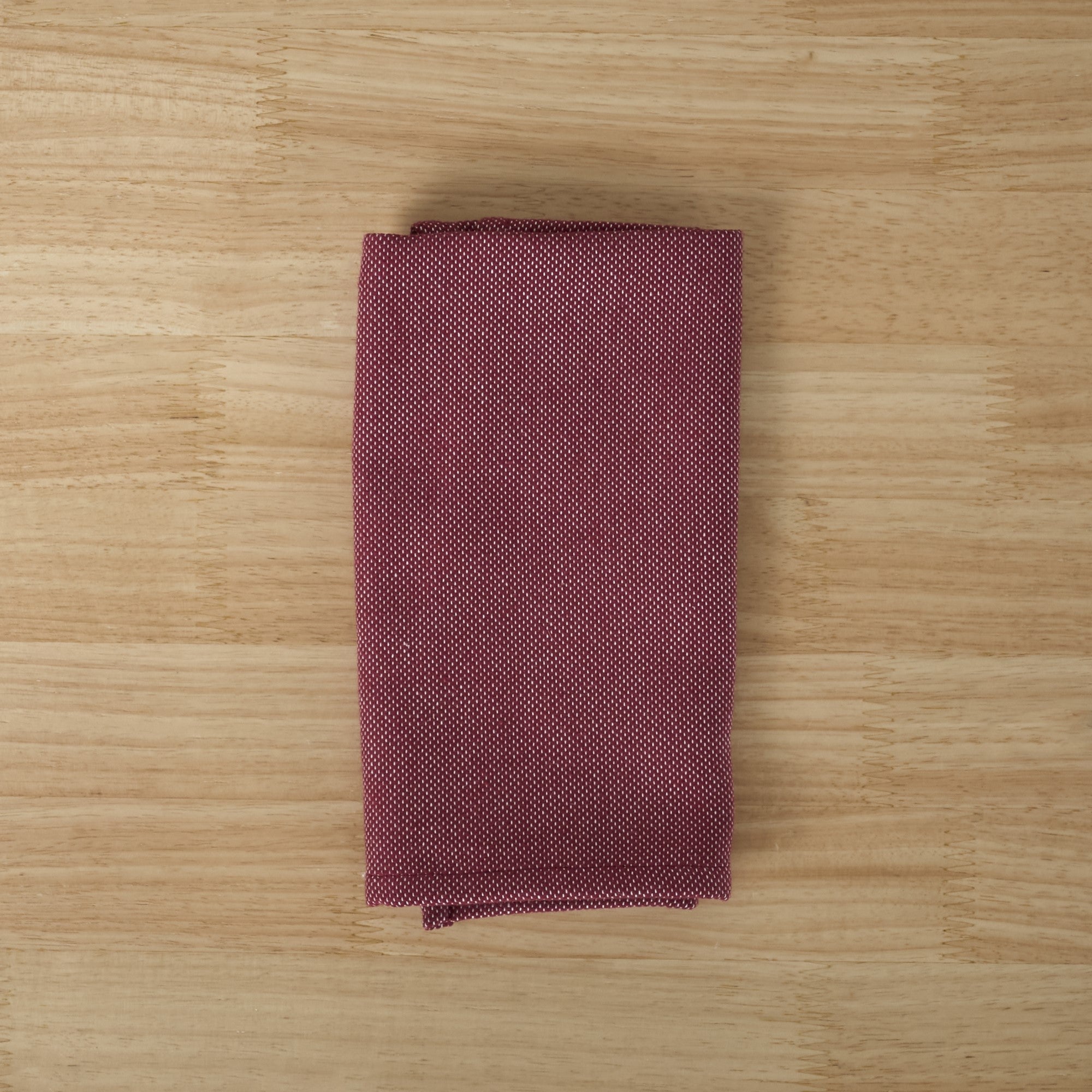 Pack 2 unidades servilletas jacquard Massaic Granate 43x43 cm