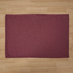 Mantel individual jacquard pack 2 unidades Massaic Granate 35x50 cm