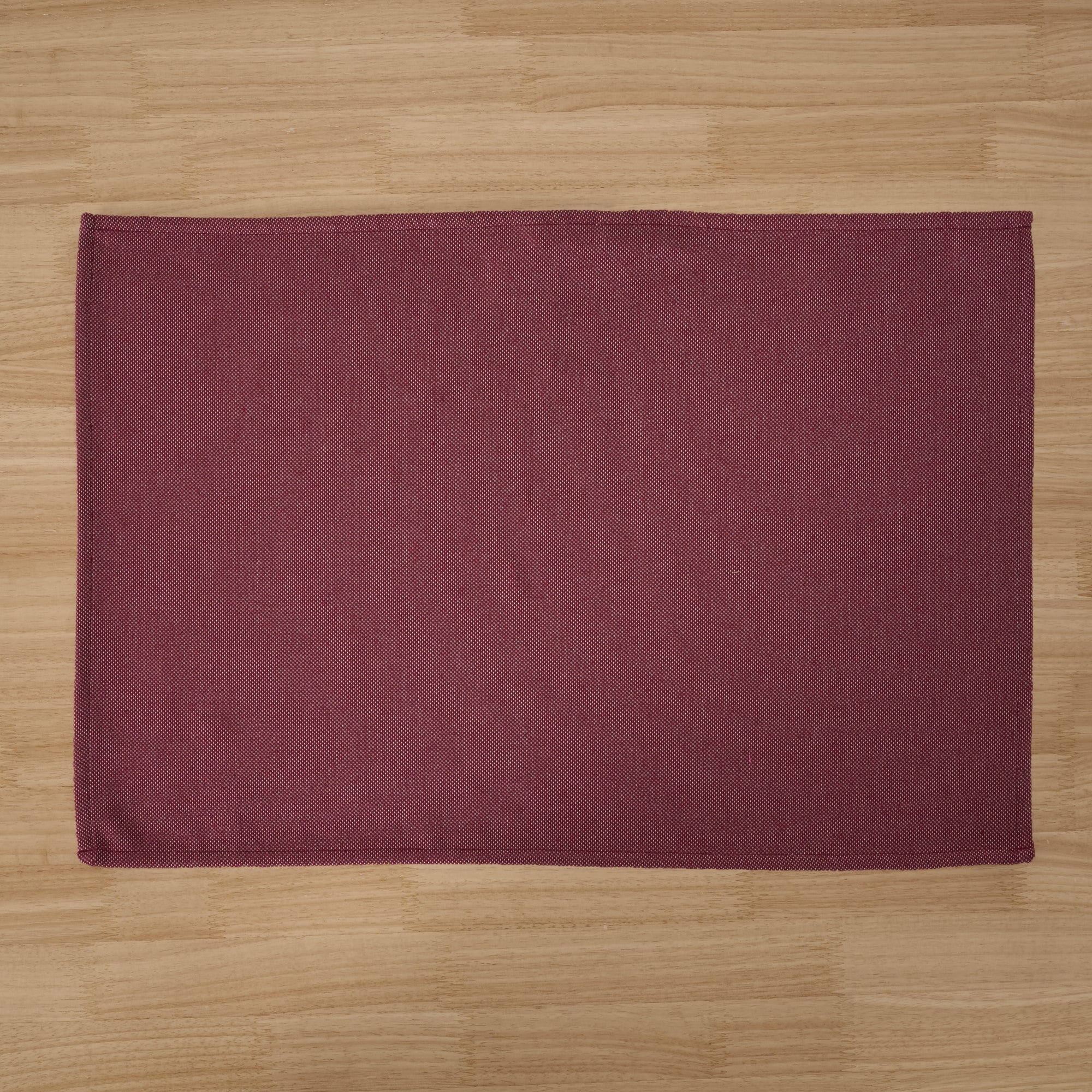 Mantel individual jacquard pack 2 unidades Massaic Granate 35x50 cm