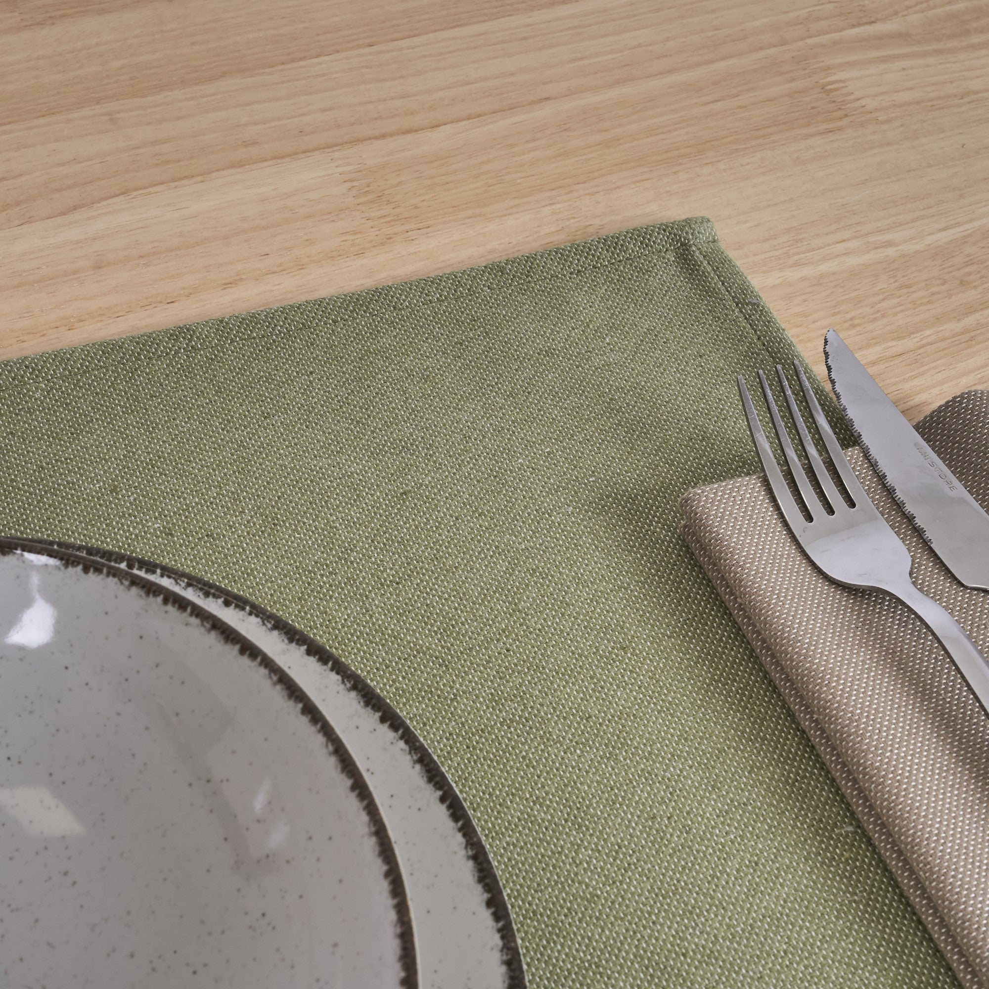 Mantel individual jacquard pack 2 unidades Massaic Green Wet 35x50 cm