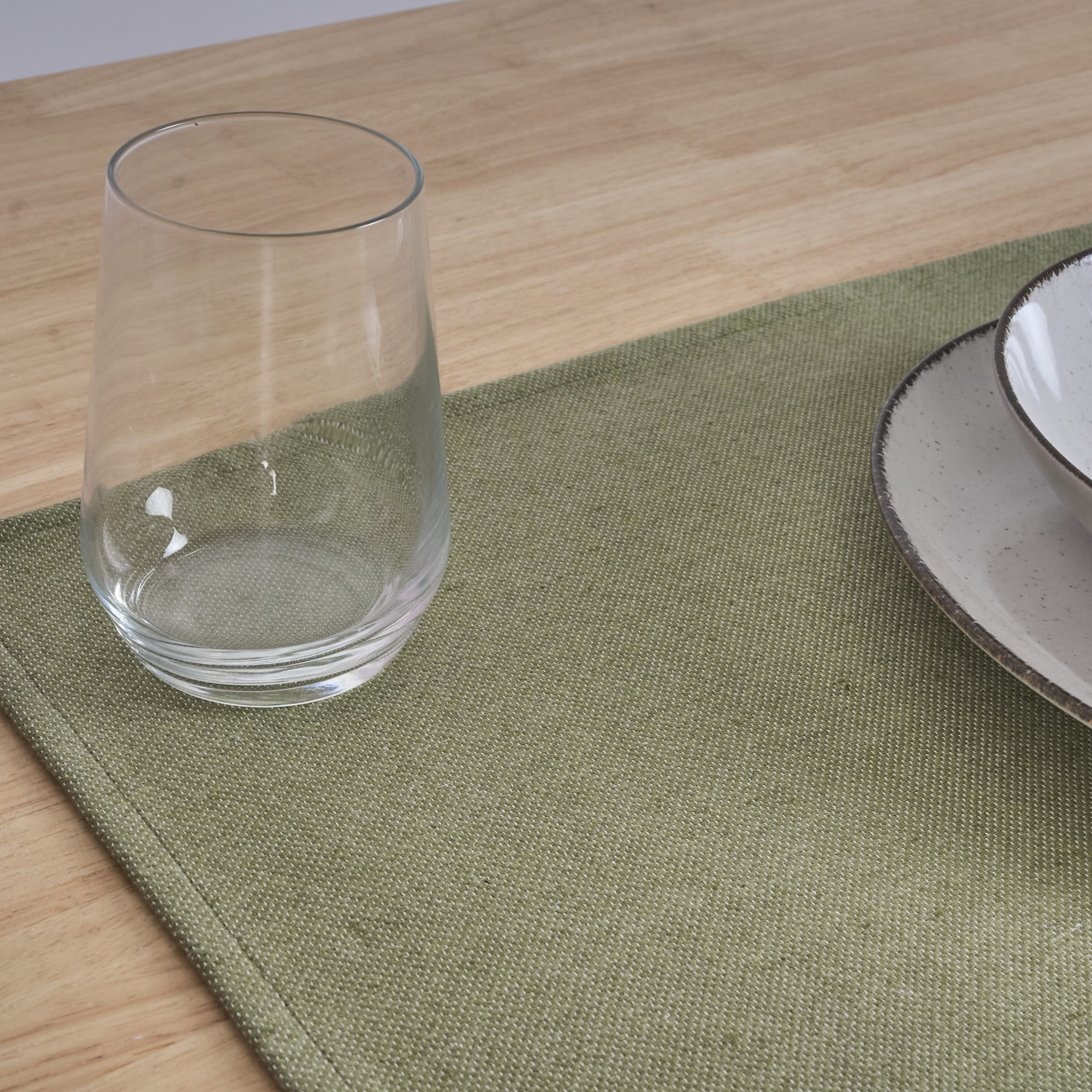 Mantel individual jacquard pack 2 unidades Massaic Green Wet 35x50 cm