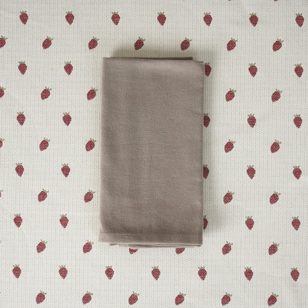 Pack 2 unidades servilletas jacquard Massaic Tabaco 43x43 cm