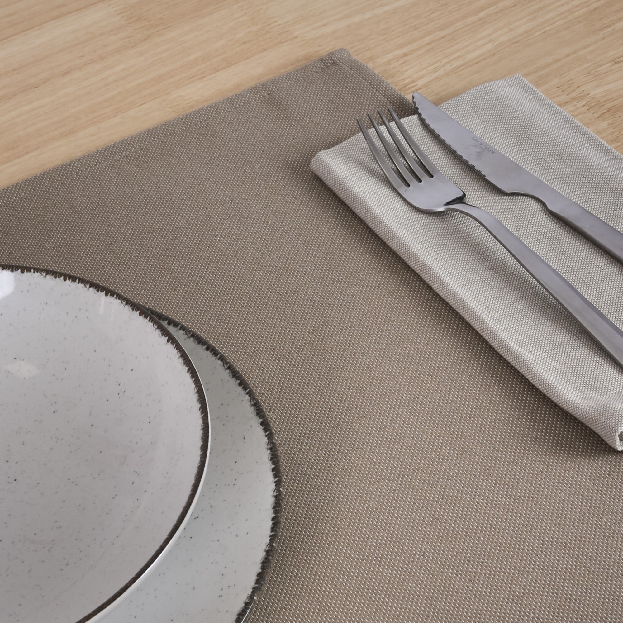 Mantel individual jacquard pack 2 unidades Massaic Tabaco 35x50 cm