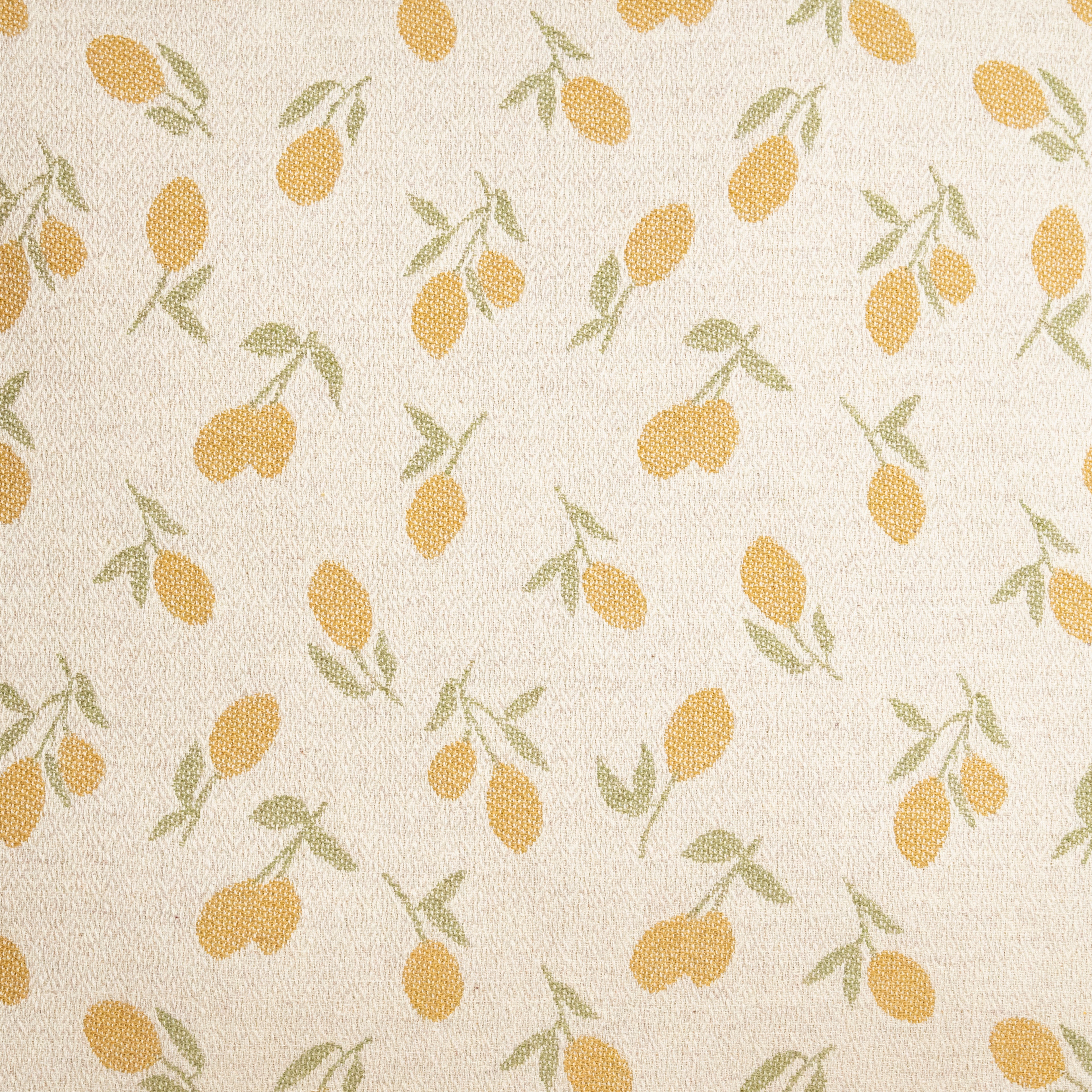 Funda de cojín jacquard Limones 45x45 cm