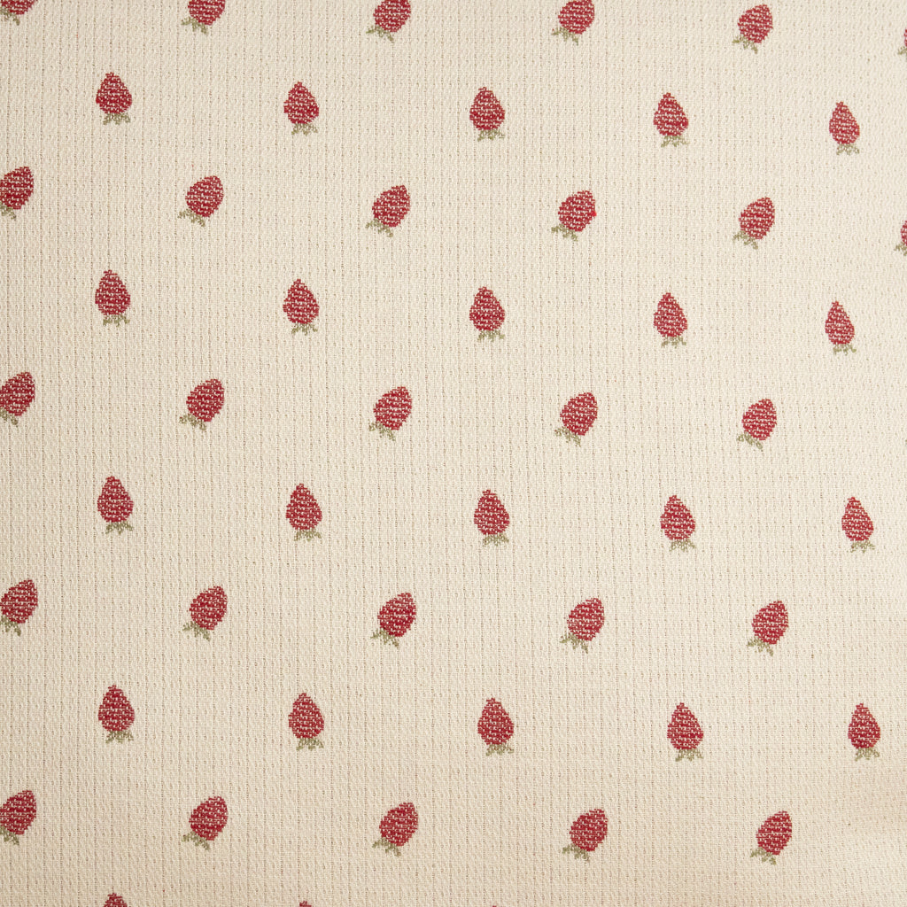 Funda de cojín jacquard Fresas 30x50 cm