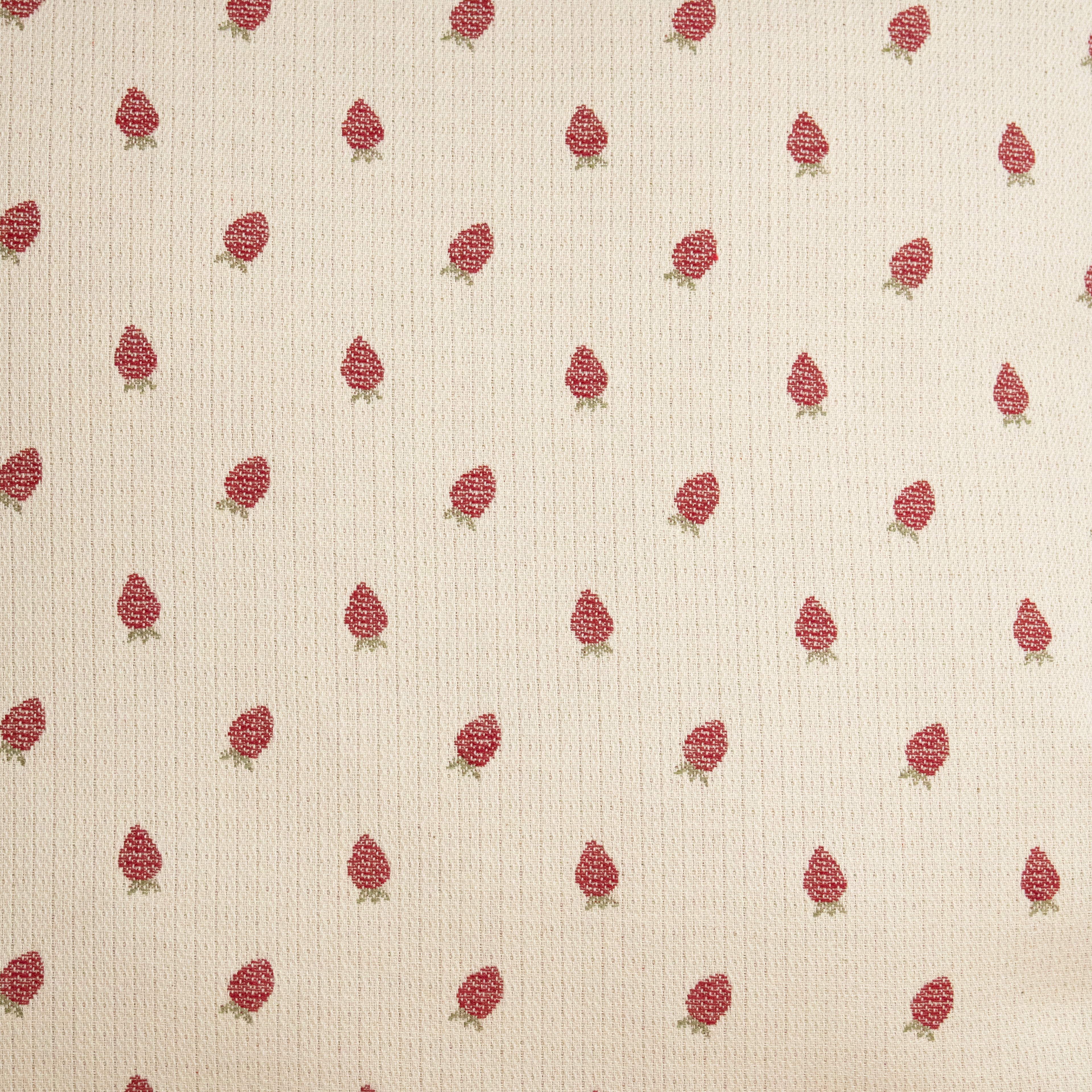 Funda de cojín jacquard Fresas 45x45 cm