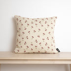 Funda de cojín jacquard Cerezas 45x45 cm