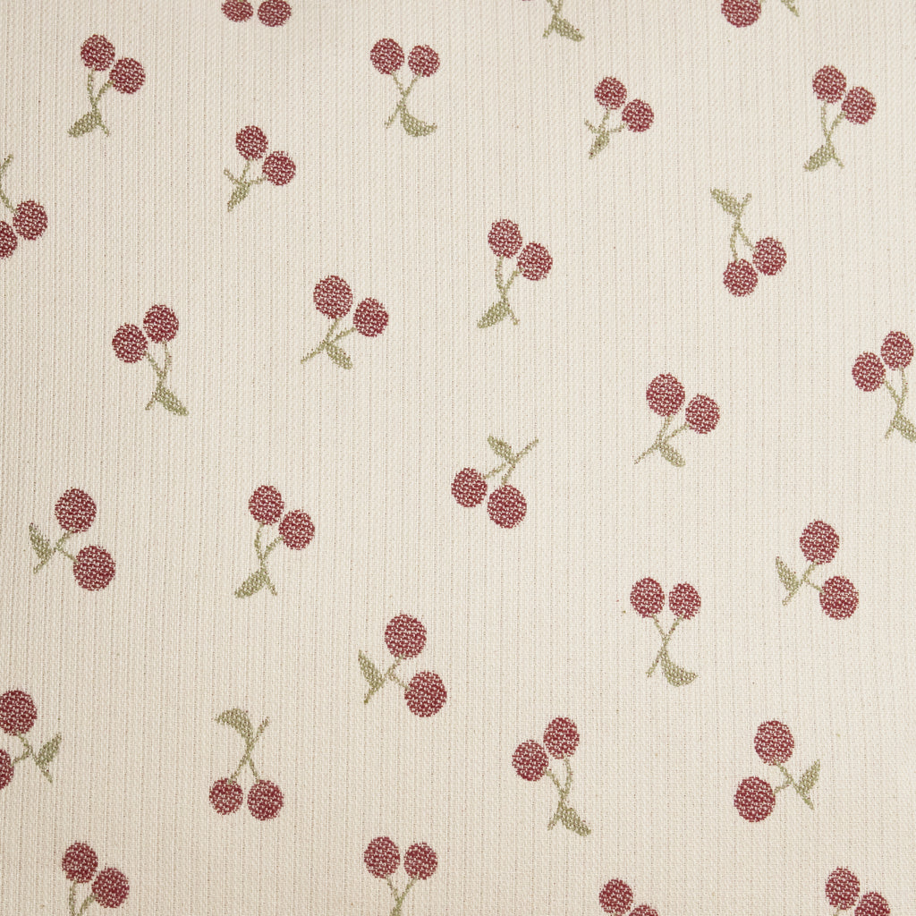 Funda de cojín jacquard Cerezas 45x45 cm
