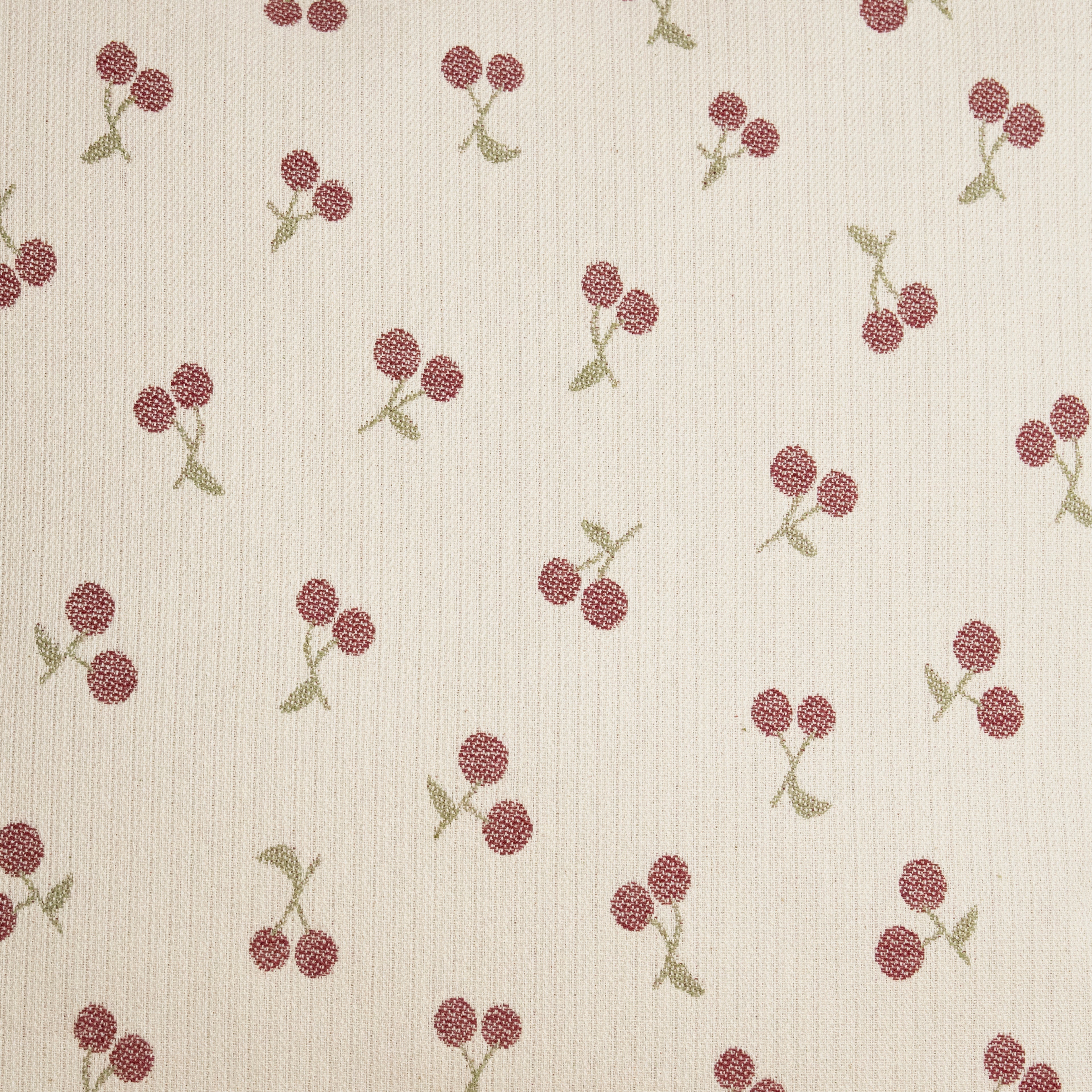 Funda de cojín jacquard Cerezas 45x45 cm