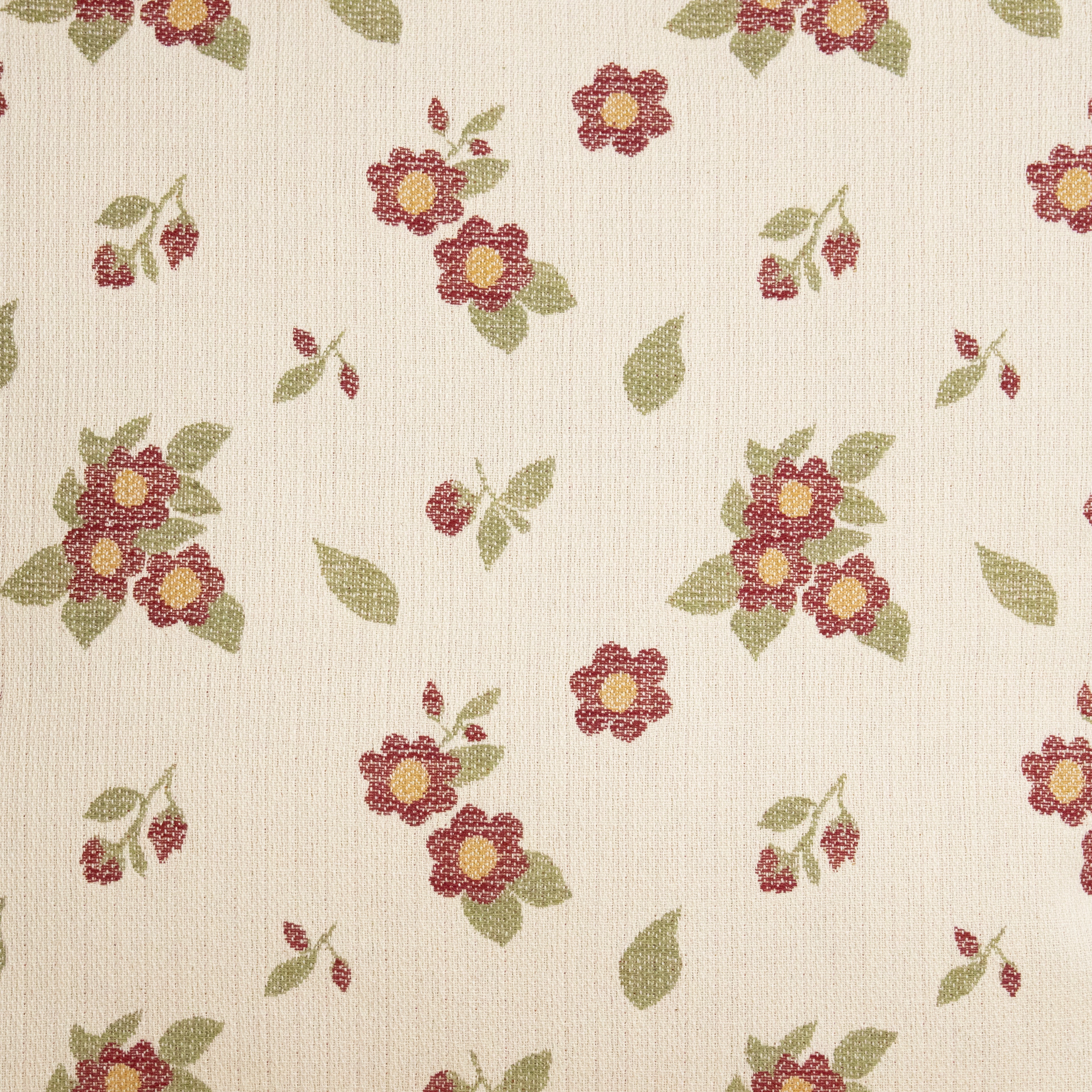 Funda de cojín jacquard Flores Grandes 45x45 cm