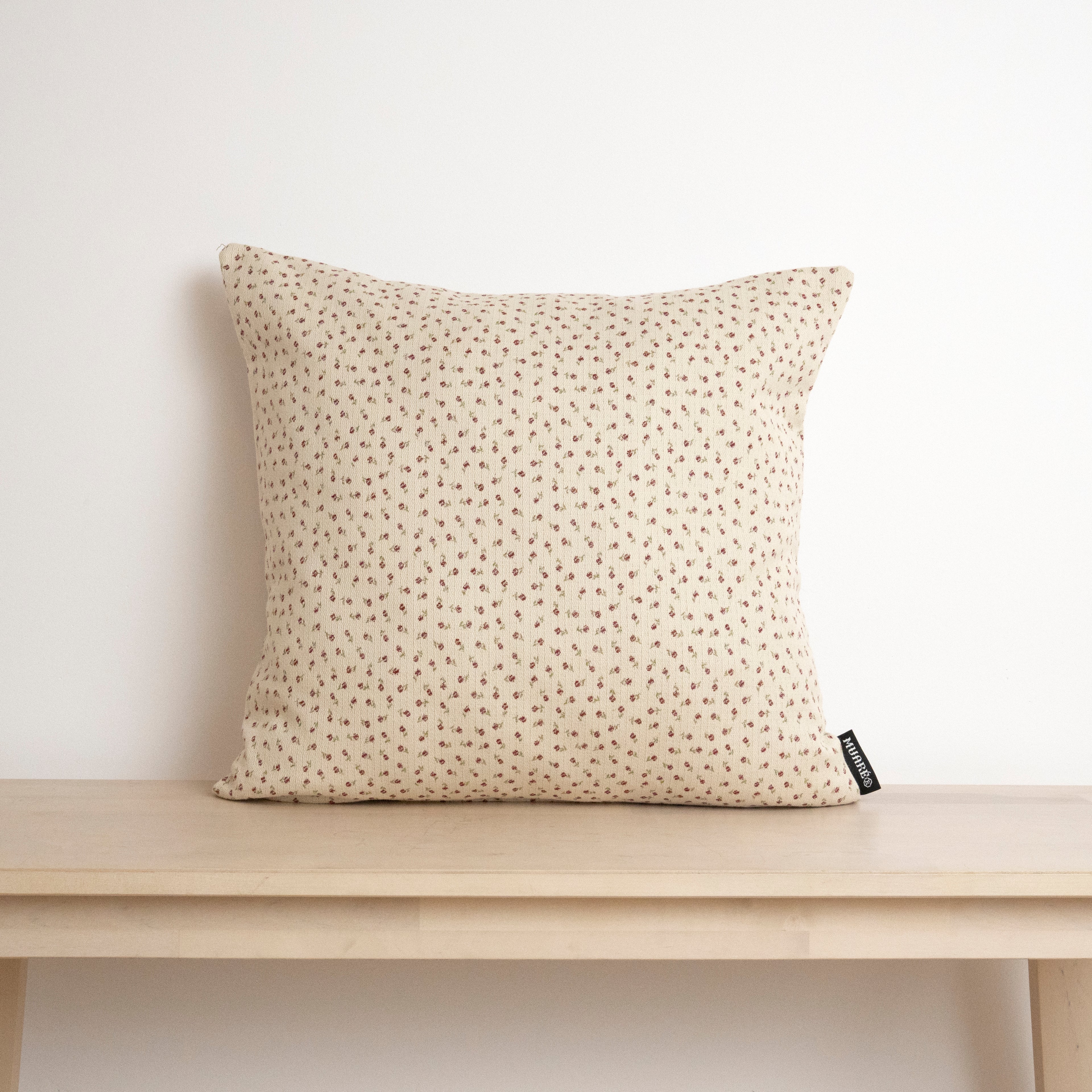 Funda de cojín jacquard Flores Pequeñas 45x45 cm