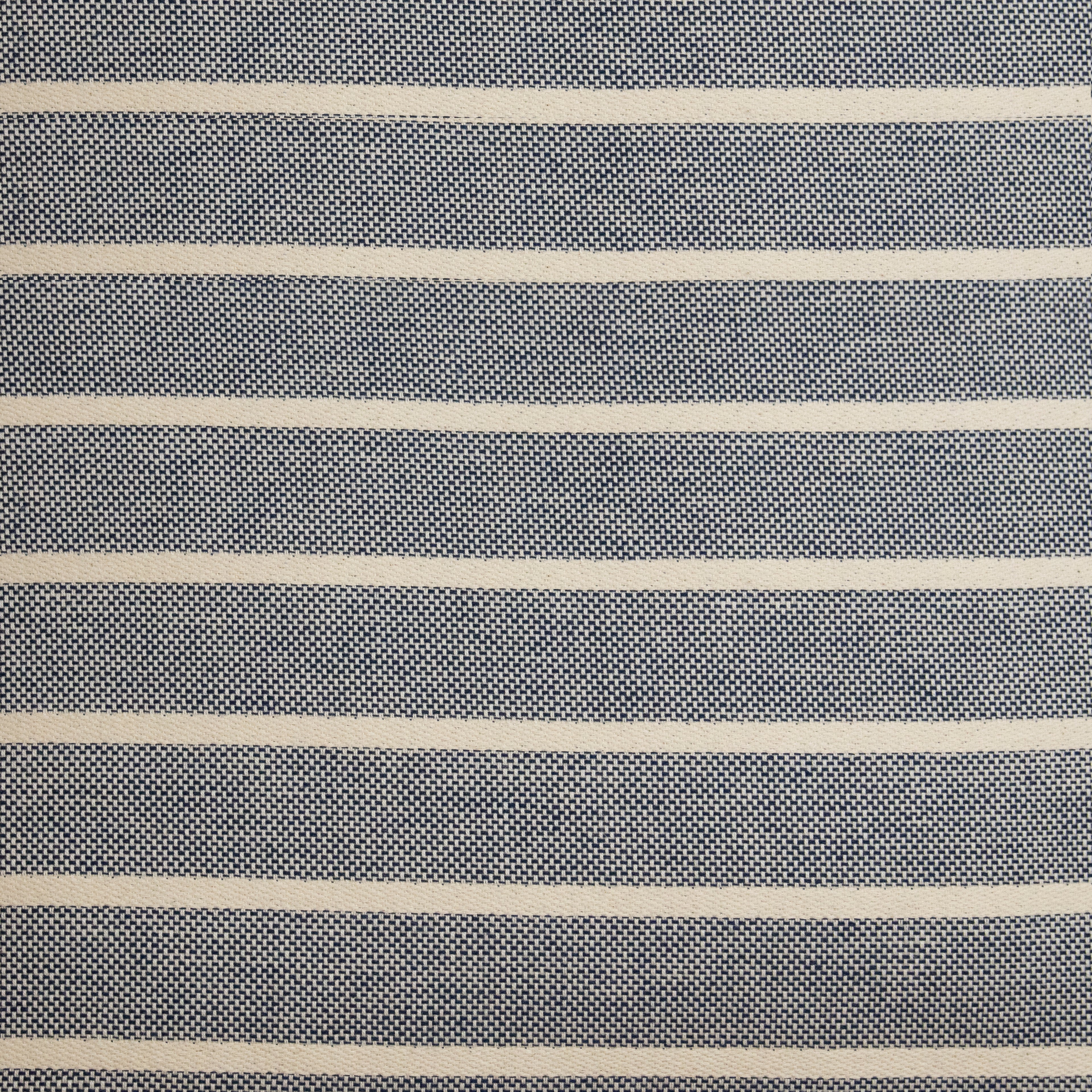 Funda de cojín jacquard Raya Azul Fc 30x50 cm