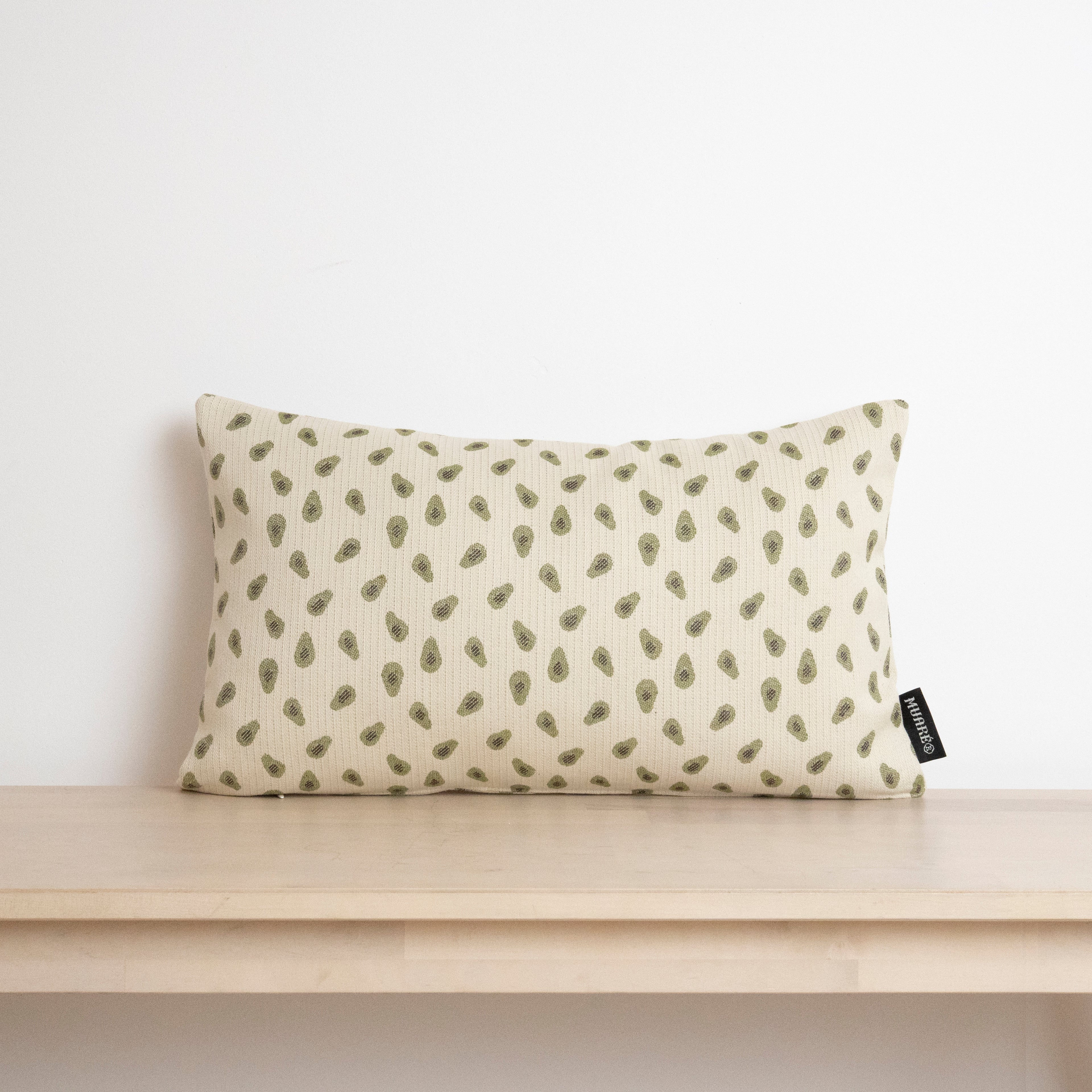 Funda de cojín jacquard Aguacates 30x50 cm