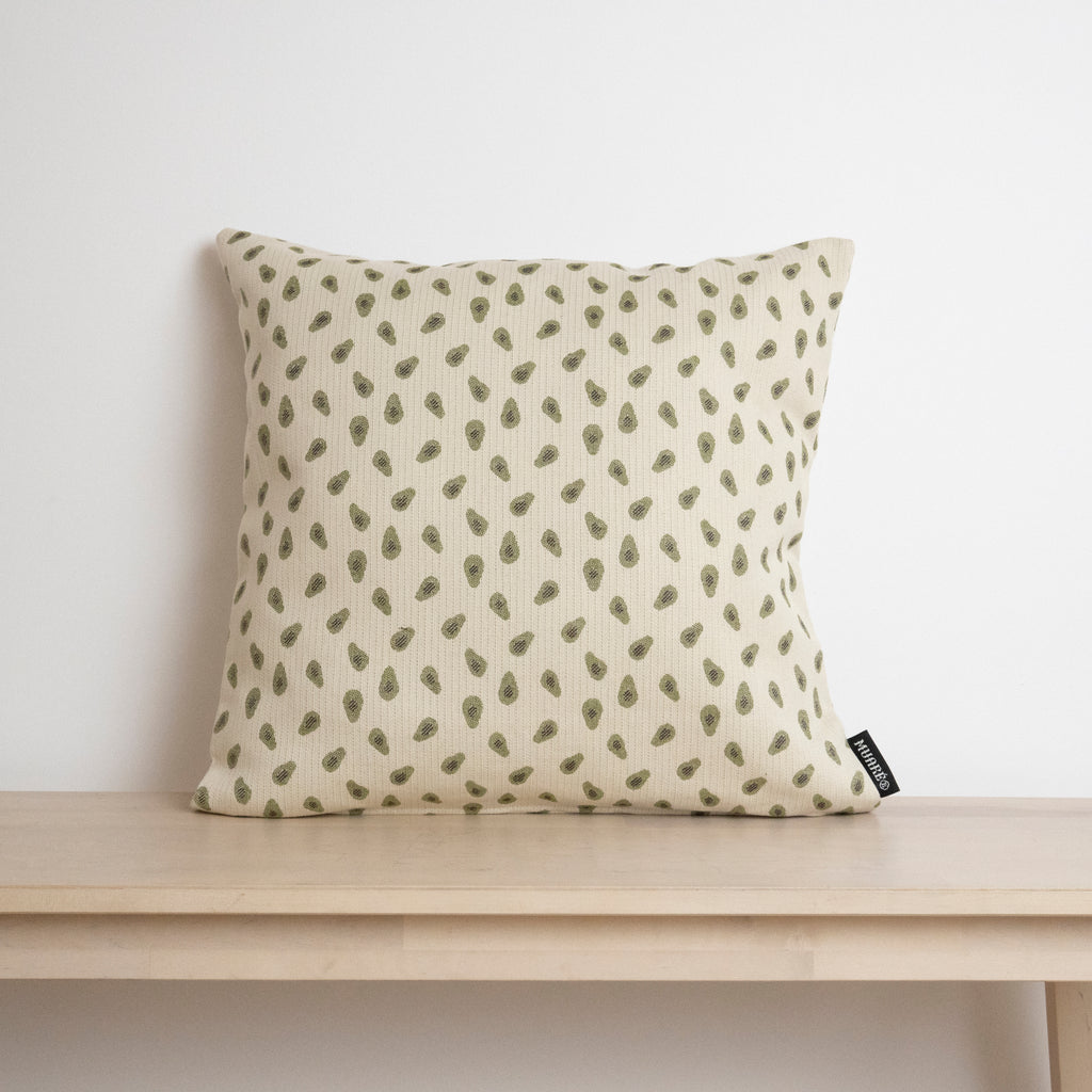 Funda de cojín jacquard Aguacates 45x45 cm