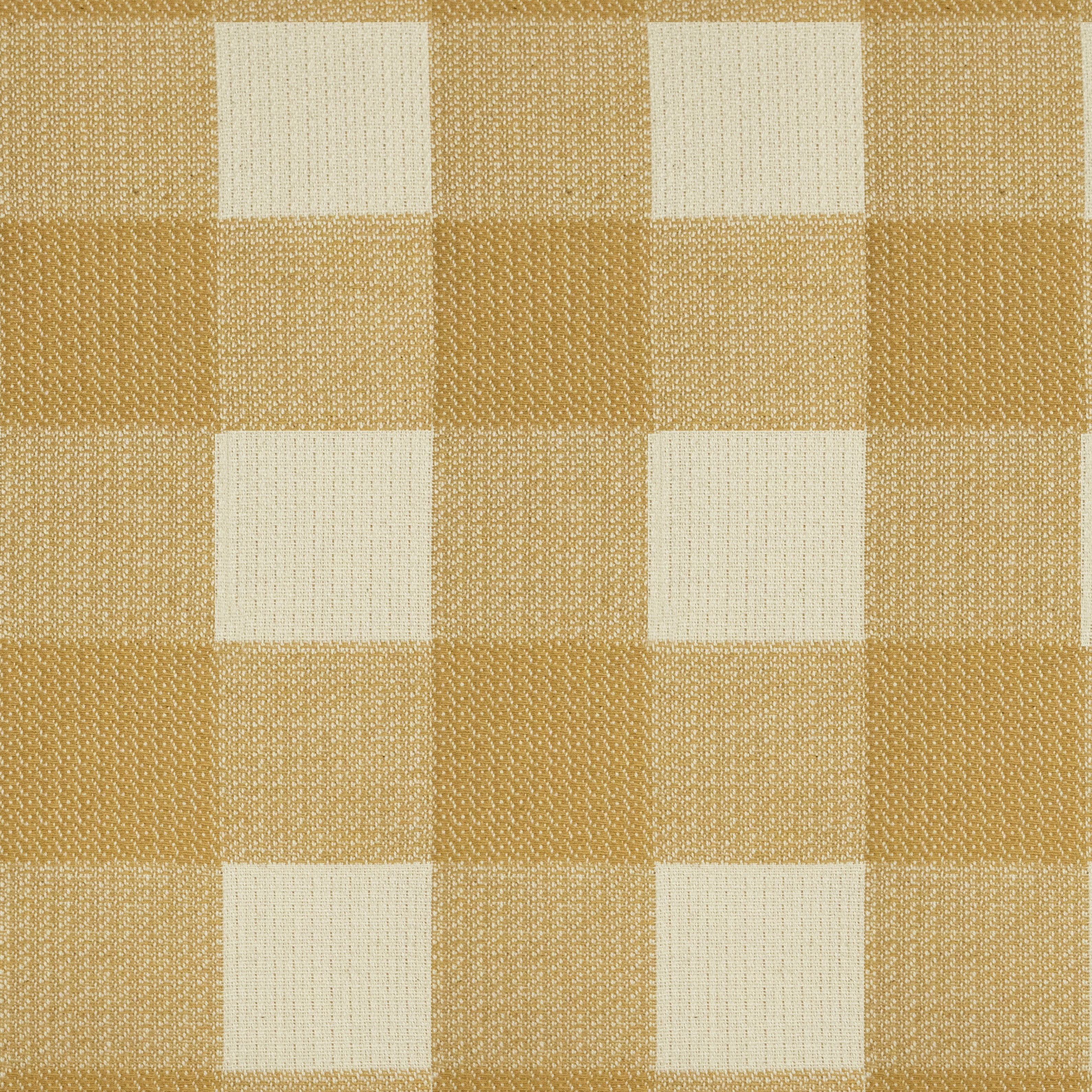 Funda de cojín jacquard Vichy Mostaza 30x50 cm