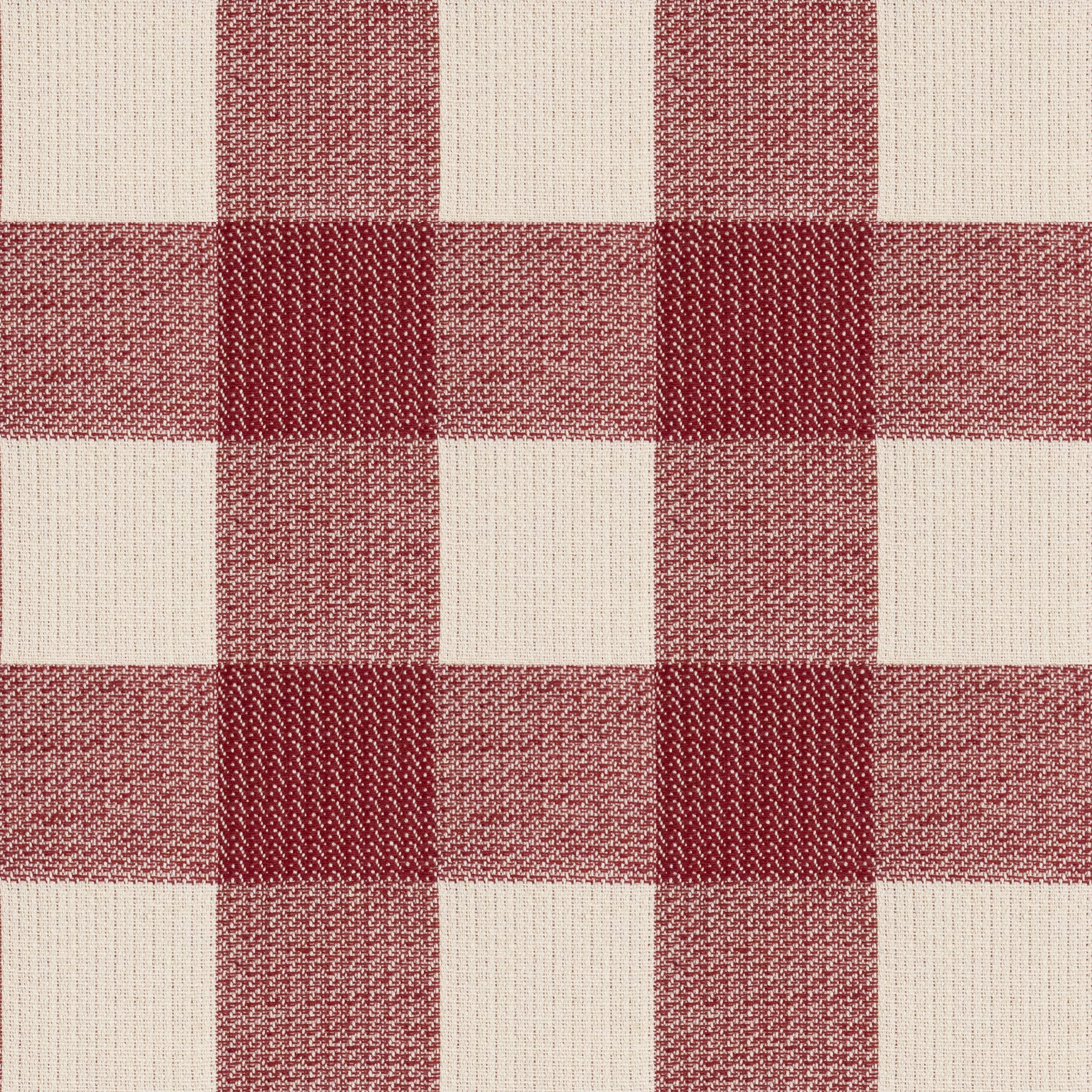 Funda de cojín jacquard Vichy Granate 30x50 cm