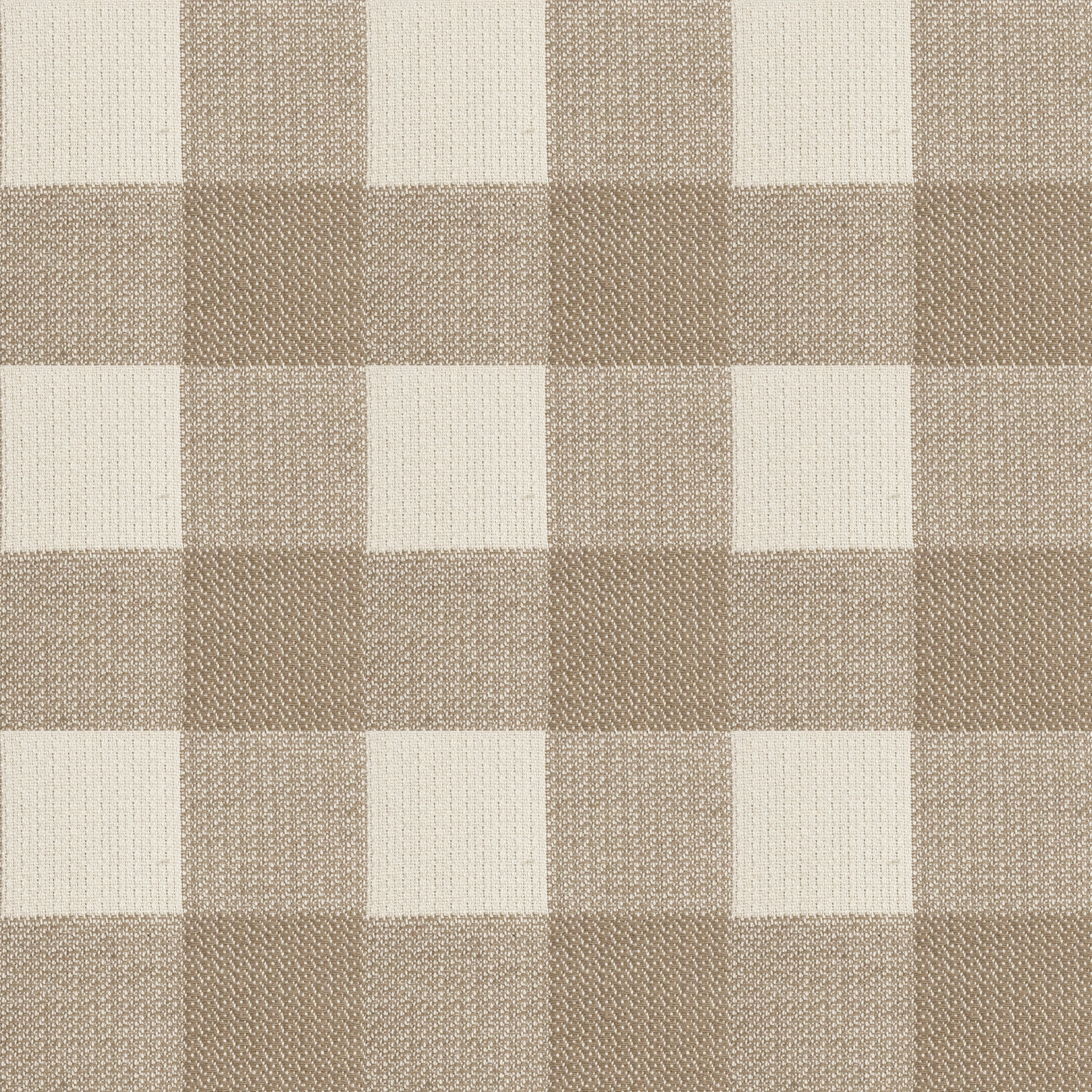 Funda de cojín jacquard Vichy Tabaco 30x50 cm