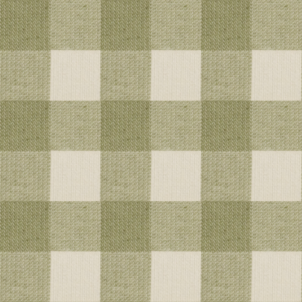 Funda de cojín jacquard Vichy Verde 45x45 cm